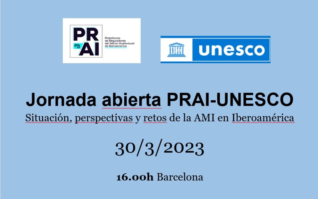 Jornada abierta de la PRAI con UNESCO sobre AMI