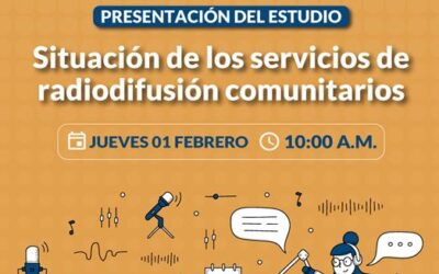 Nuevo estudio del CONCORTV sobre la situación de los servicios de radiodifusión comunitarios en el Perú