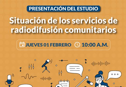 Nuevo estudio del CONCORTV sobre la situación de los servicios de radiodifusión comunitarios en el Perú