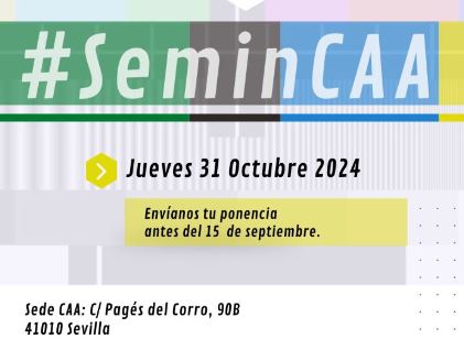 El CAA de Andalucía organizará, el 31 de octubre, su Primer Seminario de Investigaciones y Estudios del Audiovisual